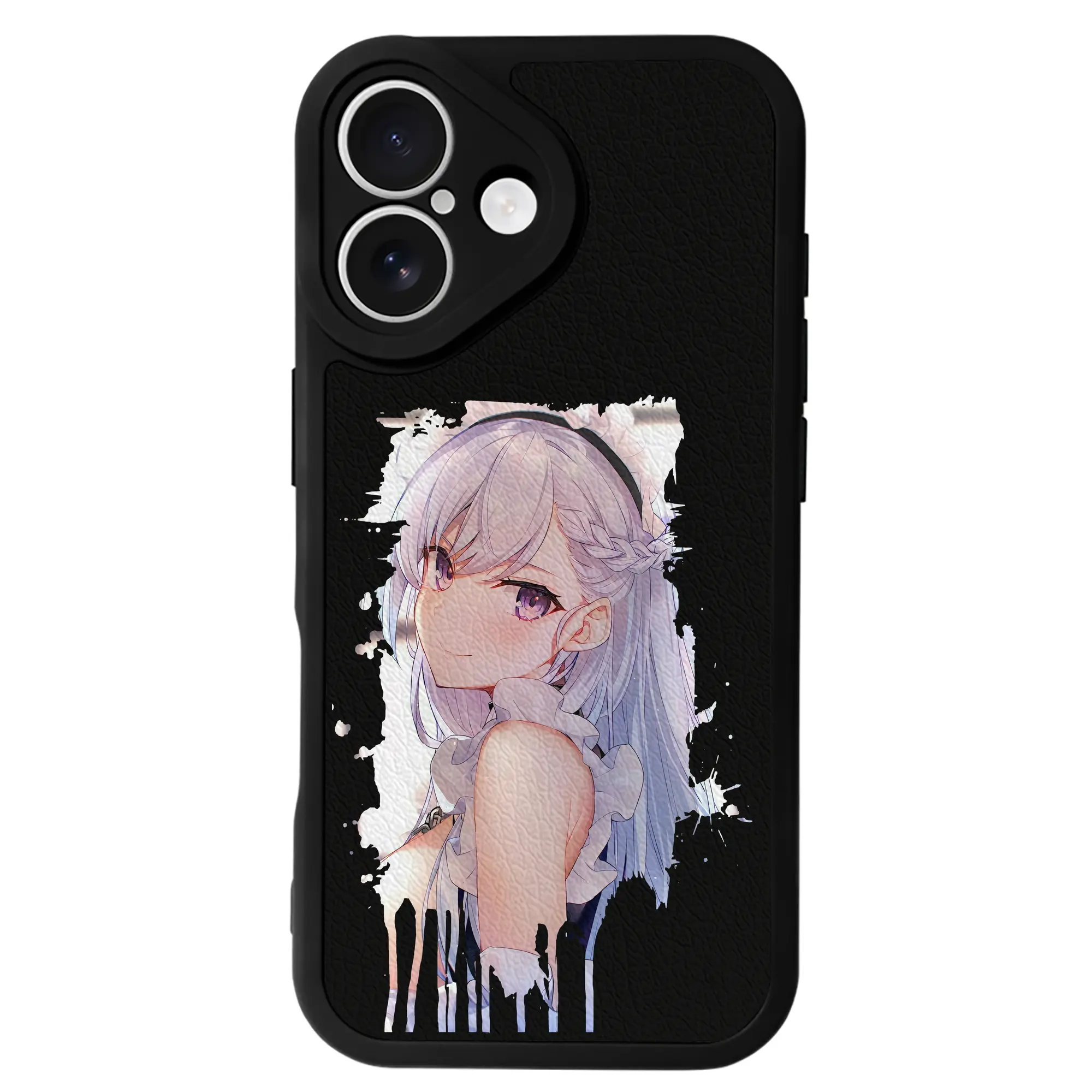 アズールレーン グッズ,ベルファスト - IPhone 16シリーズ対応 ・ シリコンスマホケース ・ レザー調 ・ 高精度フィット ・ 耐衝撃 ・ ワイヤレス充電対応 ・ 精密カット